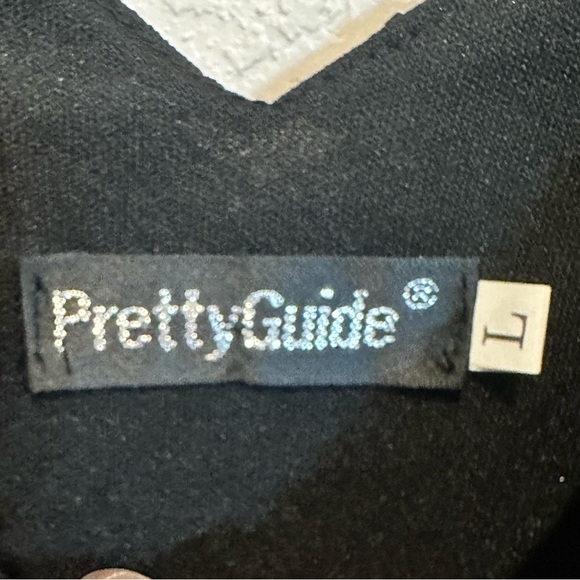 Black Embellished Tiered Midi Dress - Picture 6 of 15